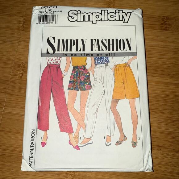 Vintage 1990 Simplicity Womens pattern 9625 Size16-24 uncut - Picture 1 of 6